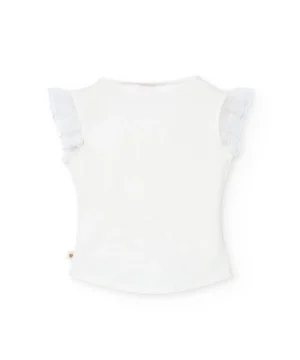 Tshirt Bonjour Menina Boboli