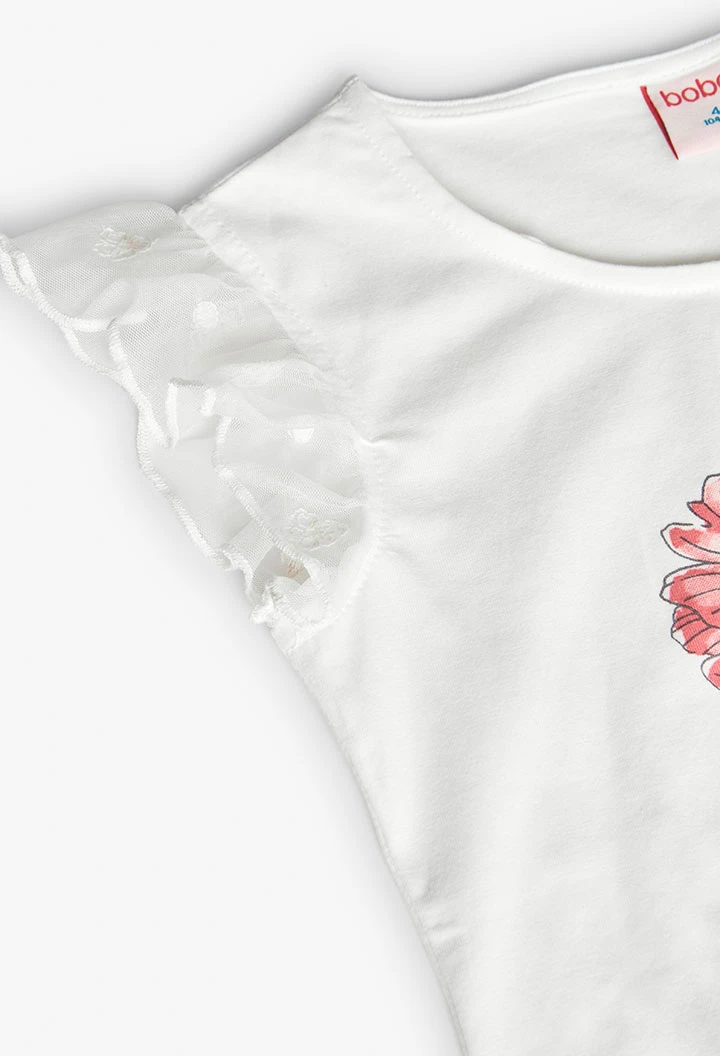 Tshirt Bonjour Menina Boboli