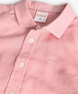 Camisa Linho Menino Boboli