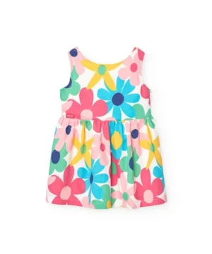 Vestido Alças Flores Boboli