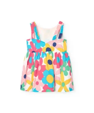 Vestido Alças Flores Boboli