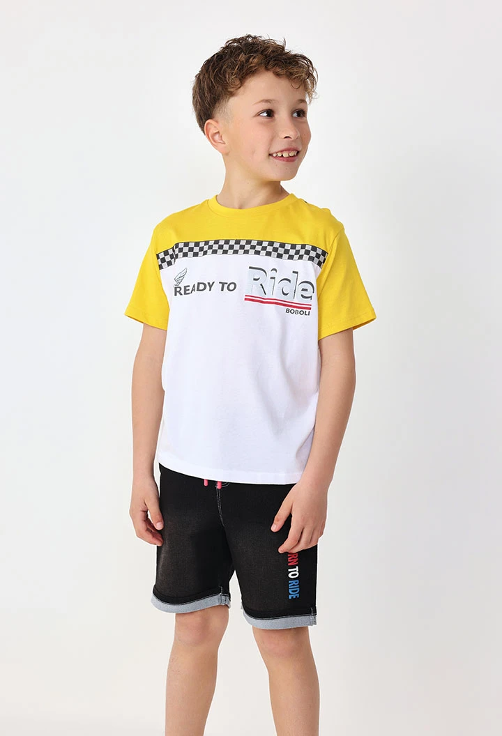 Calção Racing Menino Boboli