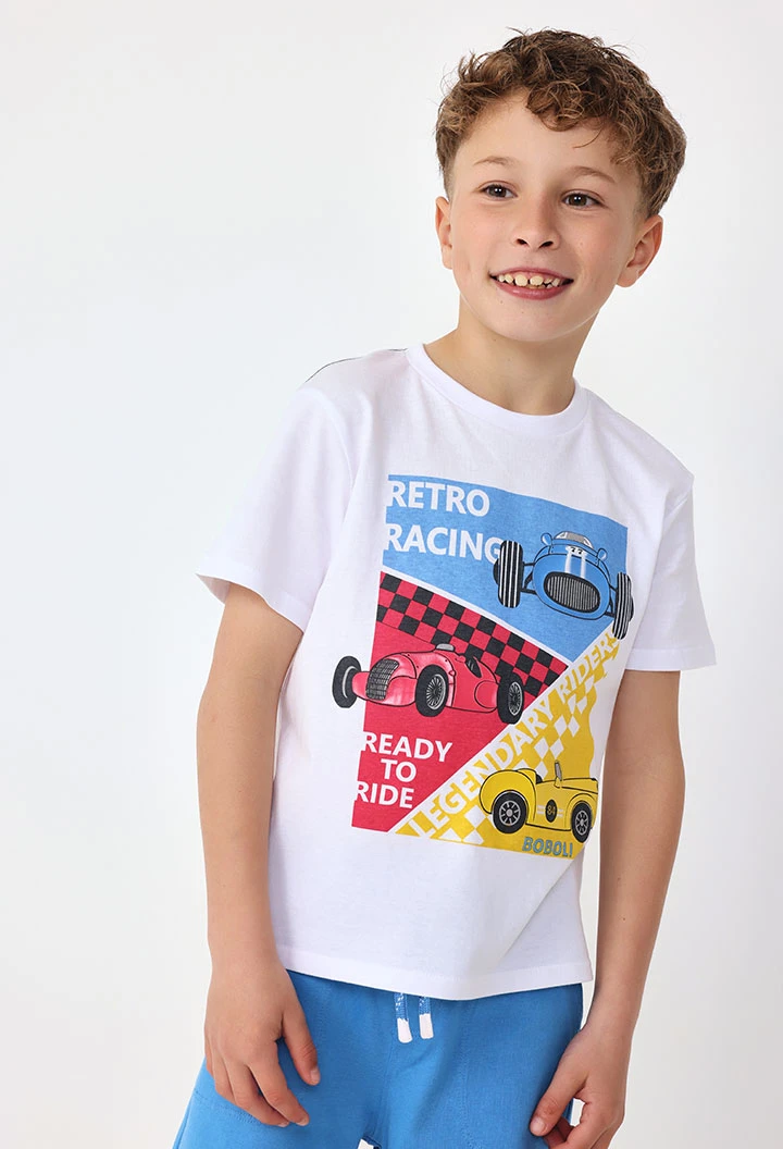Tshirt Racing Menino Boboli