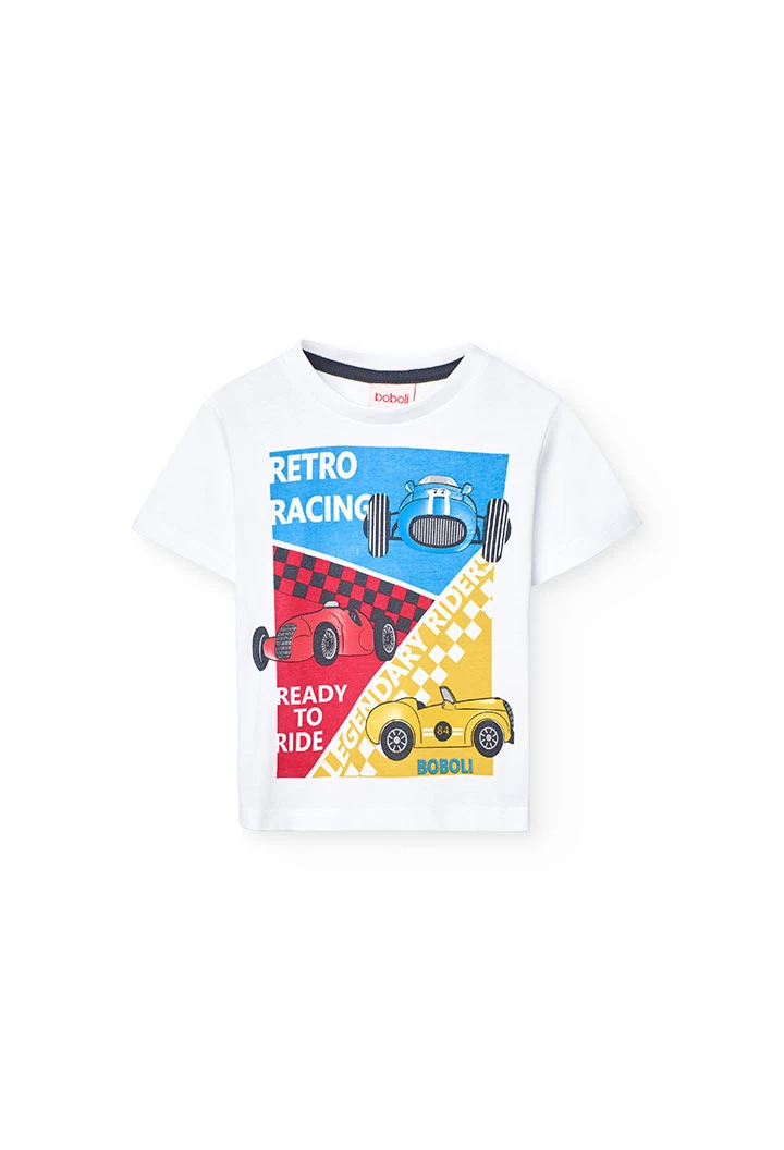 Tshirt Racing Menino Boboli