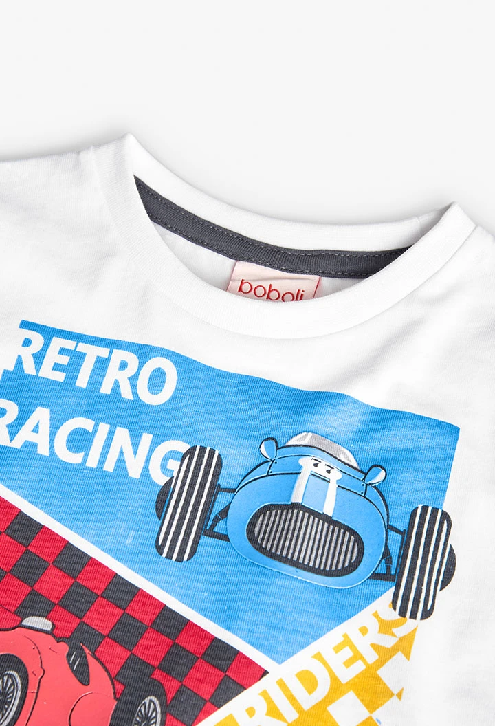 Tshirt Racing Menino Boboli