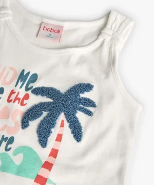 Tshirt Waves Menina Boboli