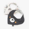 2x babetes Amiguinhos Boboli, macios e resistentes, com estampas divertidas. Essenciais para o conforto e limpeza do bebé. 🐻