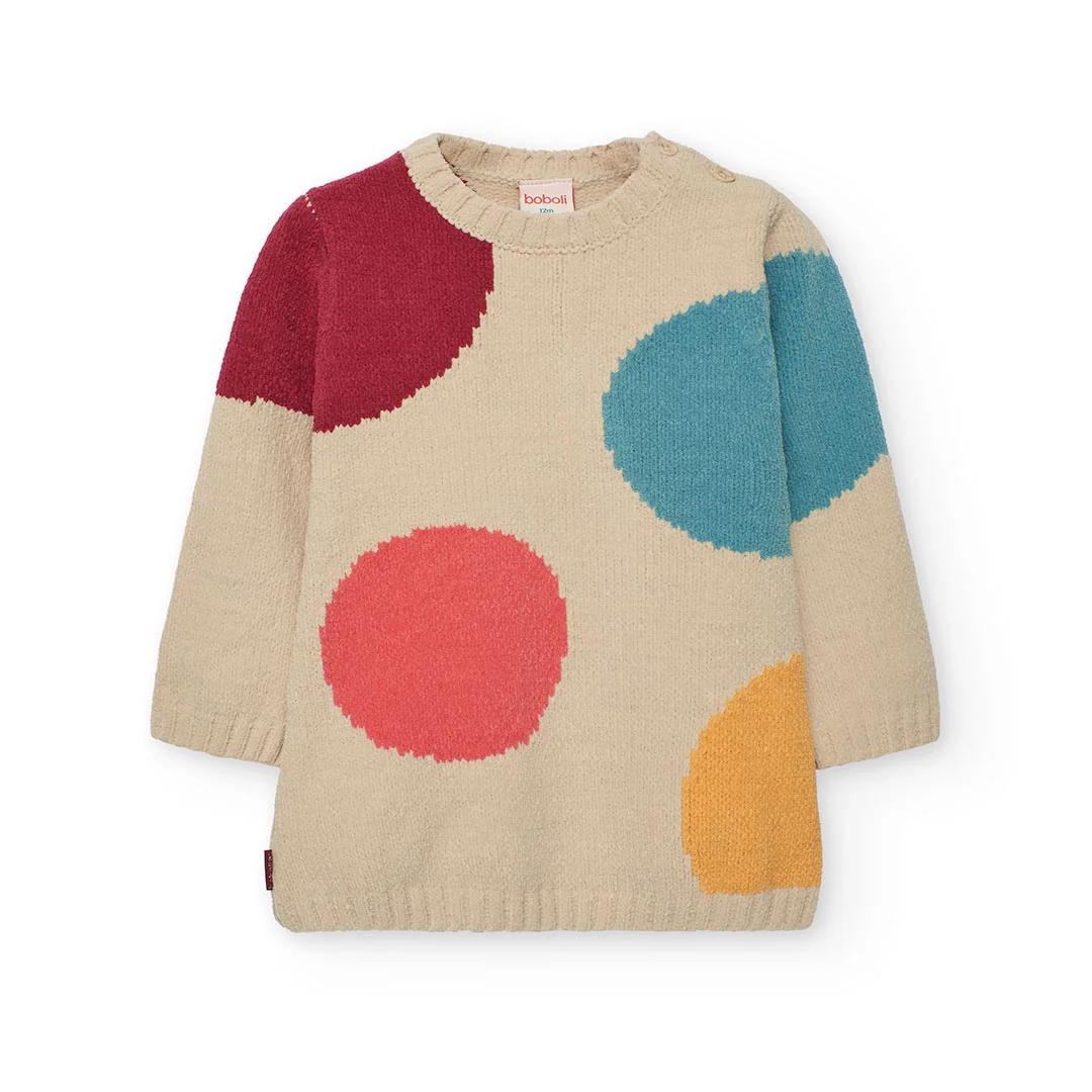Vestido Malha Menina Boboli