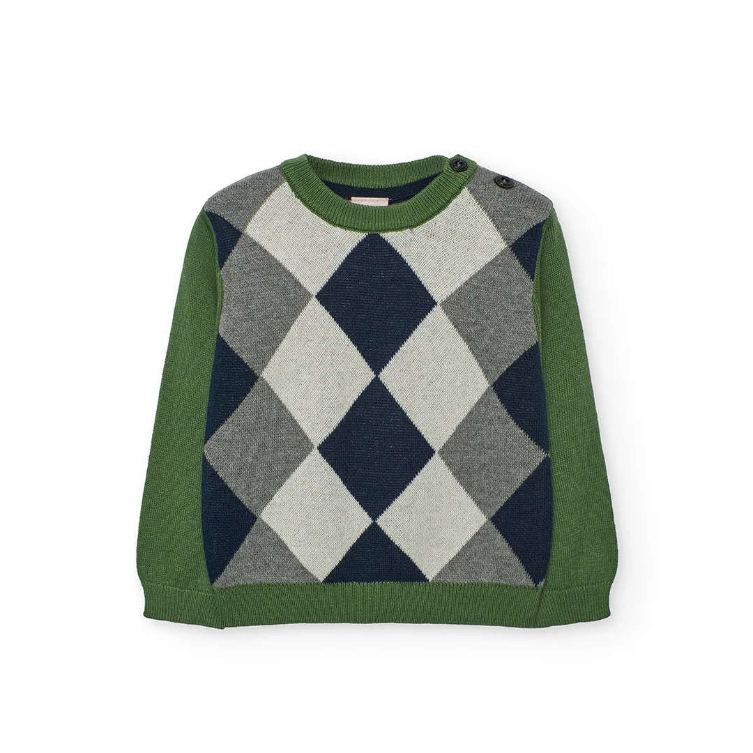 Camisola Xadrez Menino Boboli