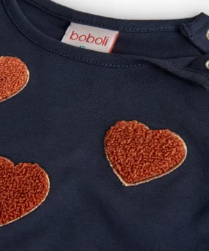Sweat Corações Menina Boboli