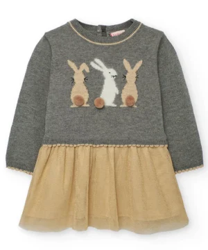 Vestido Coelhinhos Boboli