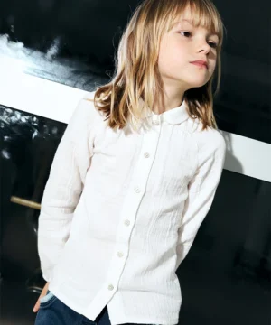 Camisa Crepe para Menina
