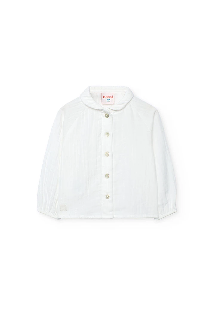 Camisa Crepe para Menina