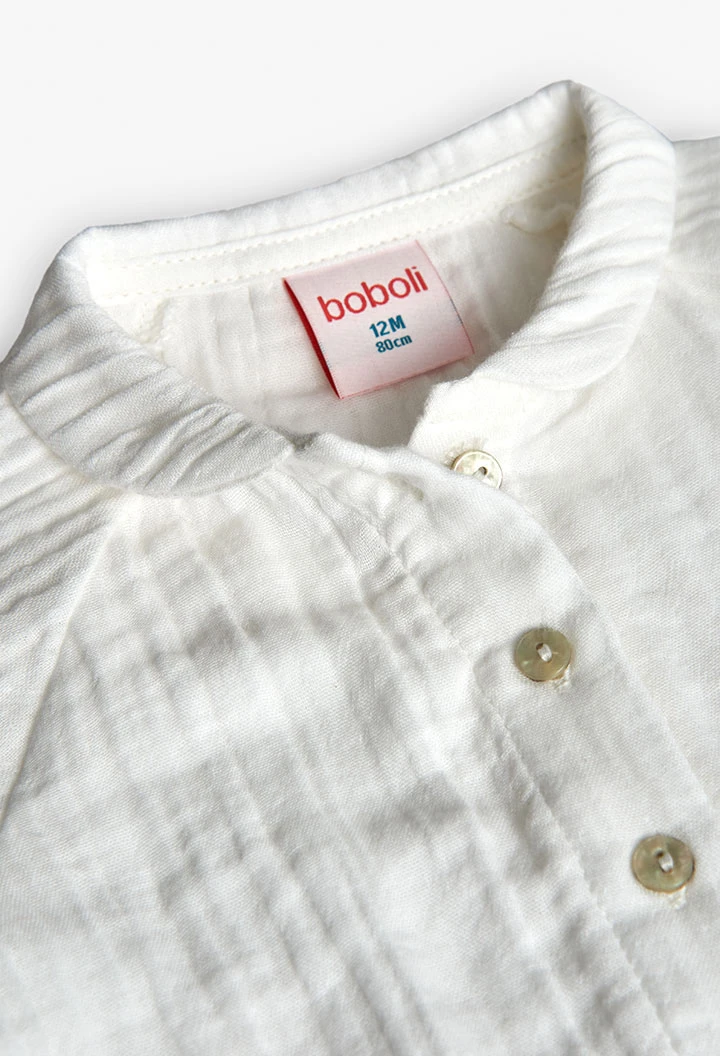 Camisa Crepe para Menina
