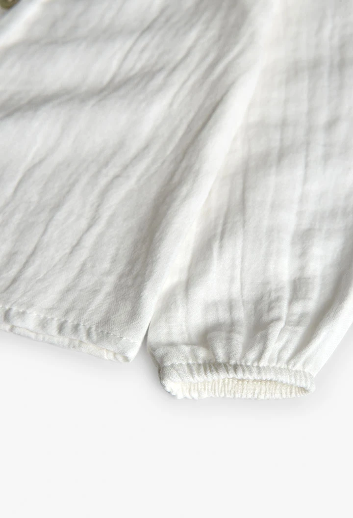 Camisa Crepe para Menina