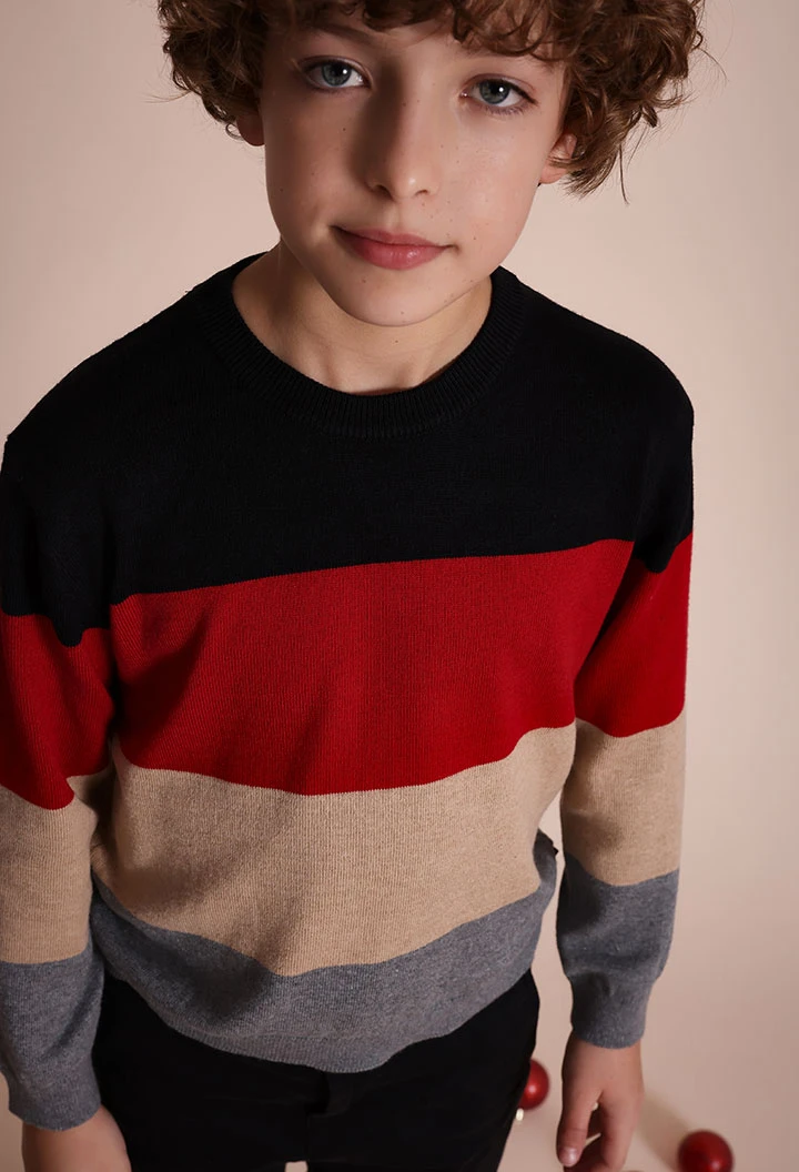 Camisola Tricolor Menino Boboli