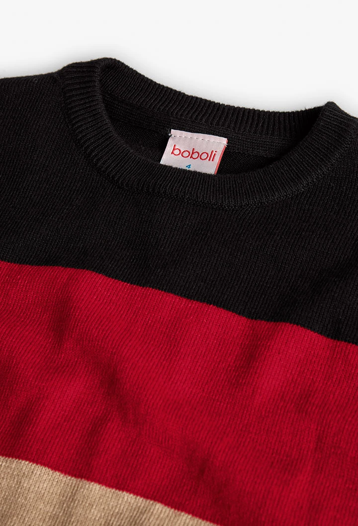 Camisola Tricolor Menino Boboli