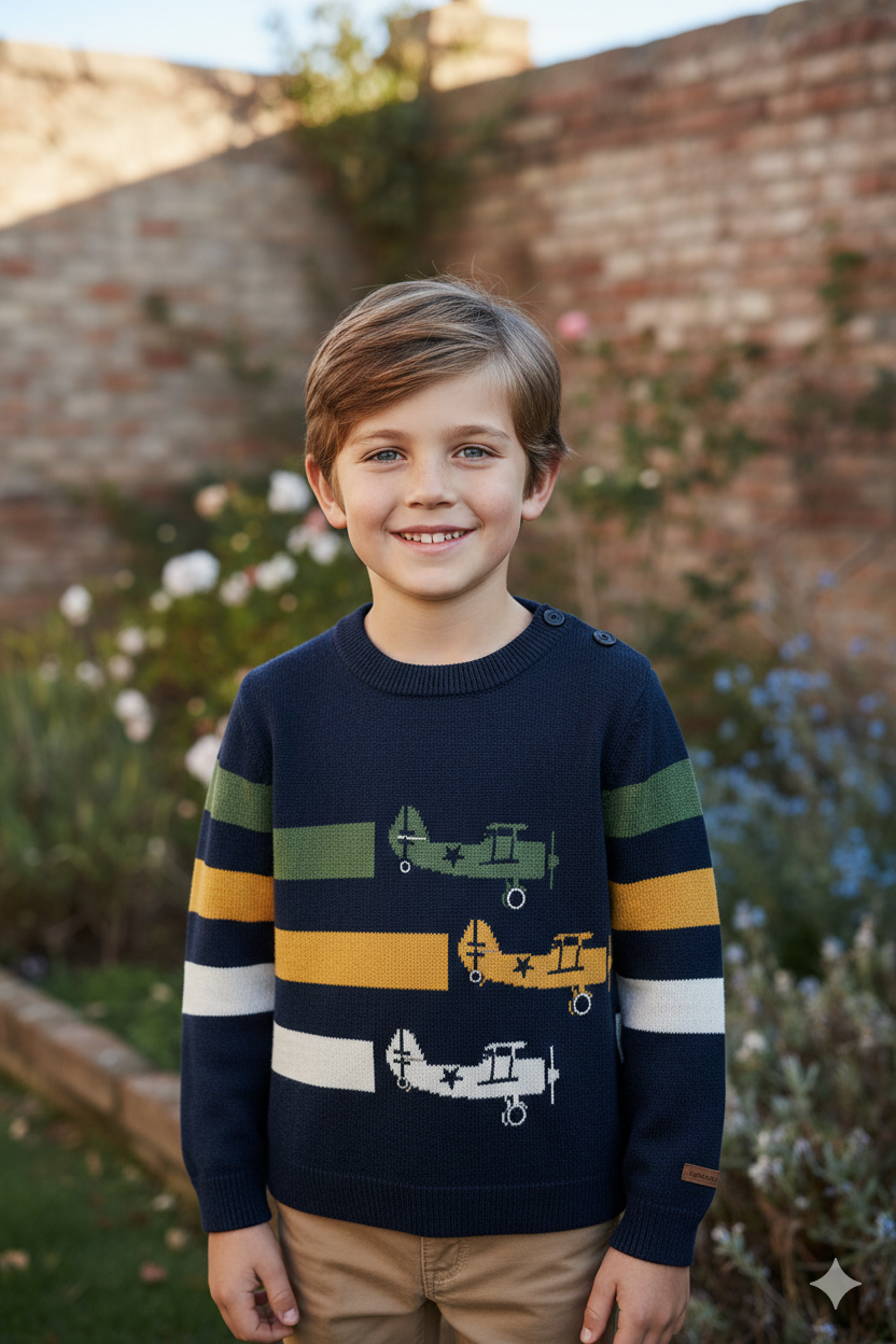 Camisola Aviões Menino Boboli