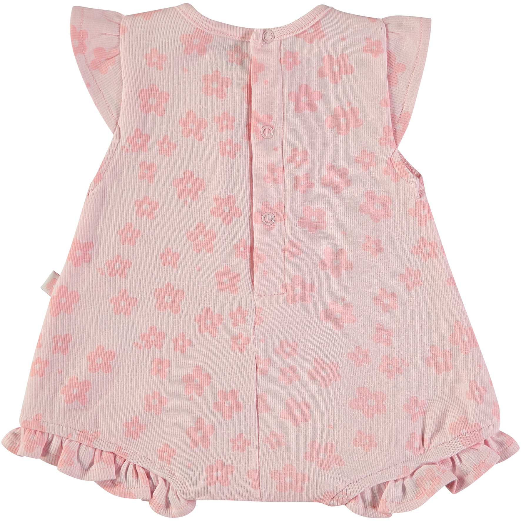Babygrow Curto Flores Bébé