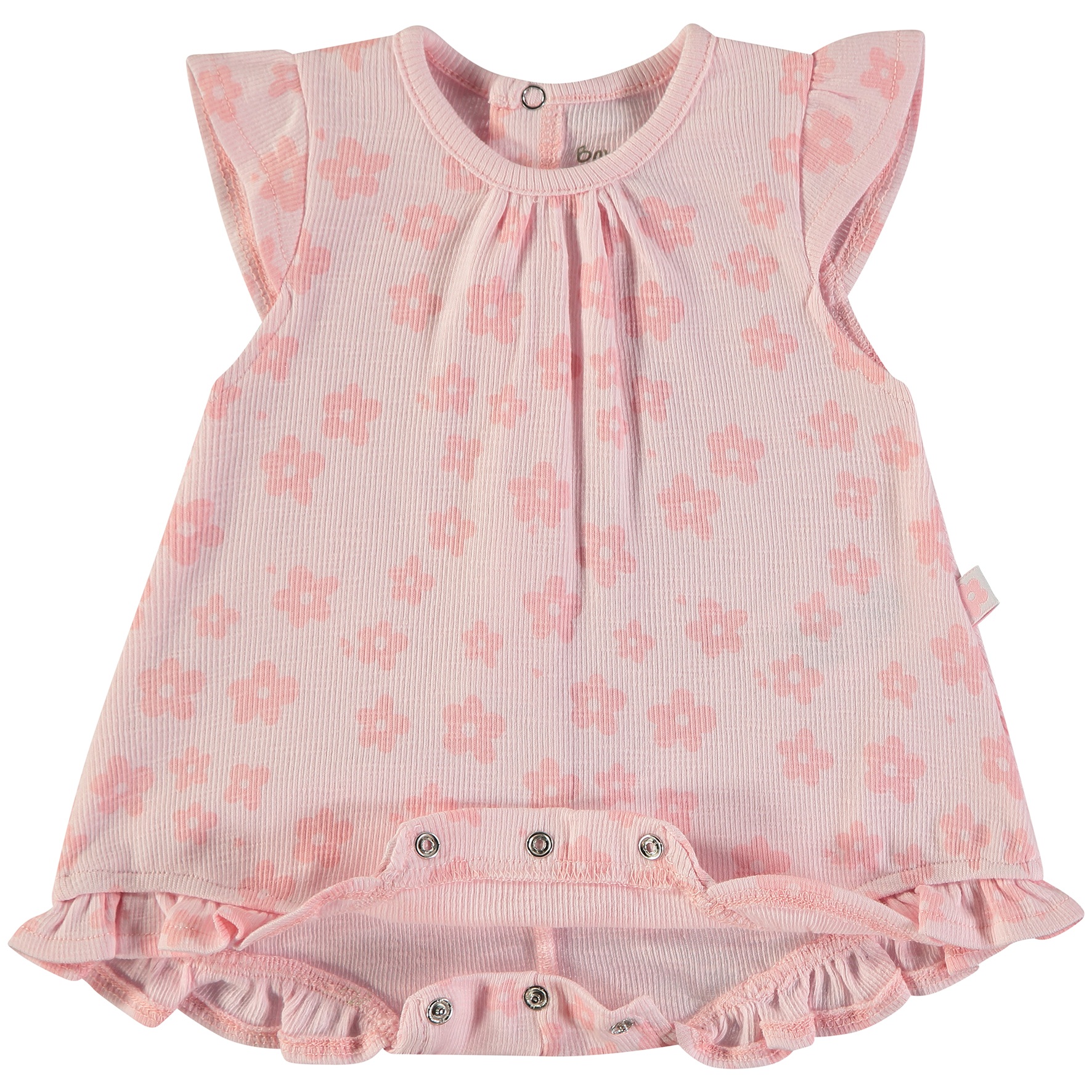 Babygrow Curto Flores Bébé