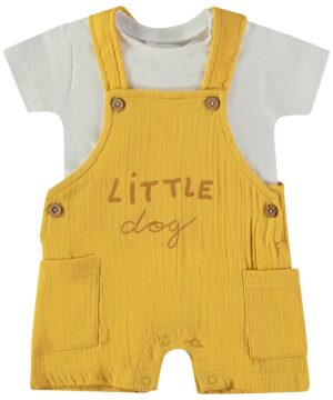 Conjunto Jardineira Little Dog
