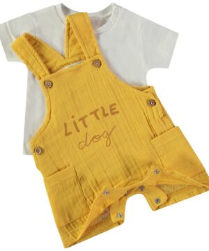 Conjunto Jardineira Little Dog