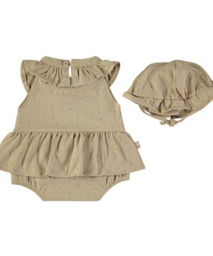 Conjunto Babygrow Chapeu Menina
