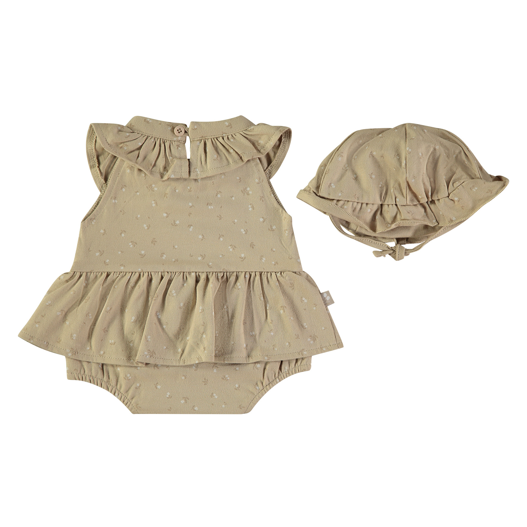 Conjunto Babygrow Chapeu Menina