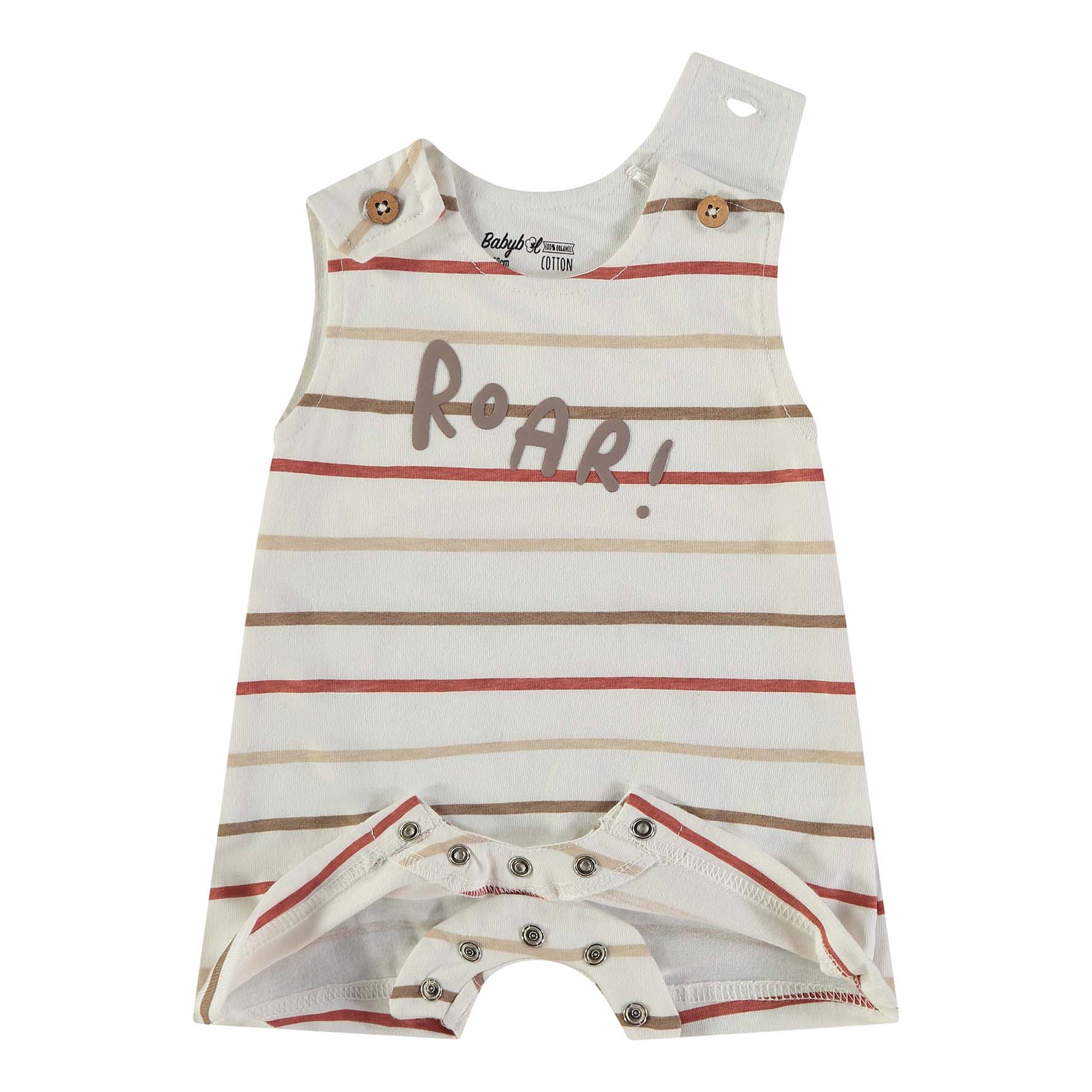Babygrow Curto Alças Roar