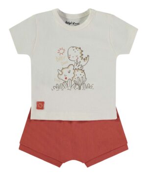 Conjunto Calção Dino Menino