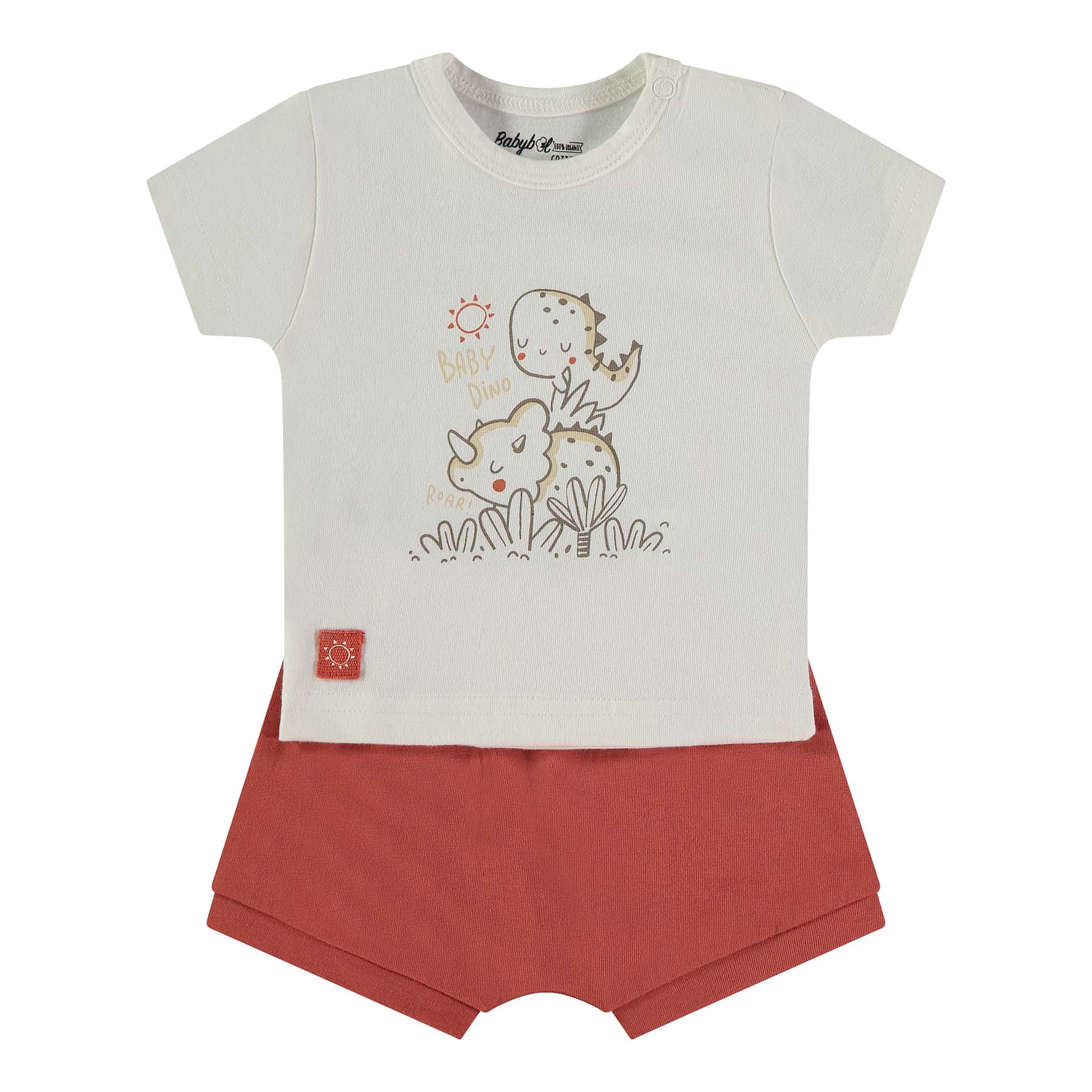 Conjunto Calção Dino Menino