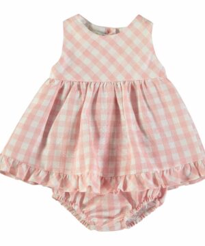 Vestido Xadrez Folhos