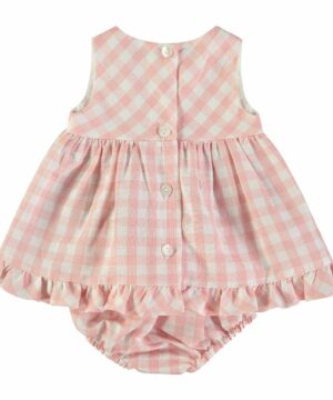 Vestido Xadrez Folhos