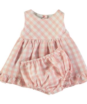 Vestido Xadrez Folhos