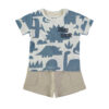 Conjunto Calção Dinosaur Menino