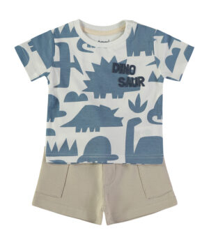 Conjunto Calção Dinosaur Menino