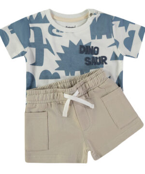 Conjunto Calção Dinosaur Menino