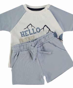 Conjunto Calção Hello Menino