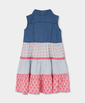Vestido Mistura Ganga Boboli
