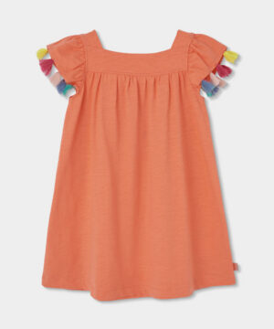 Vestido Flores Franjas Boboli