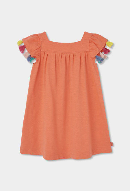 Vestido Flores Franjas Boboli