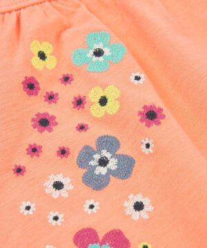 Vestido Flores Franjas Boboli