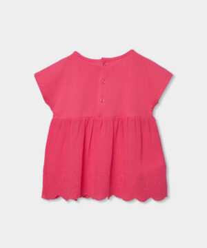Tshirt Menina Bordado Boboli