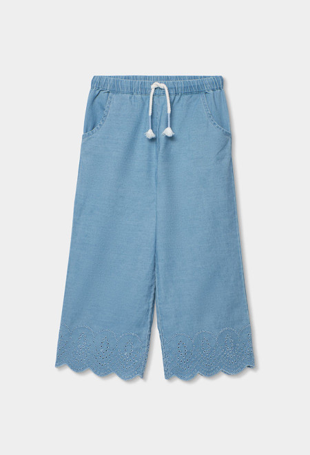 Pantalona Menina Bordado Boboli