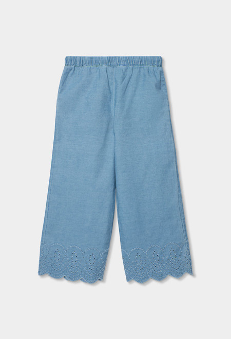 Pantalona Menina Bordado Boboli