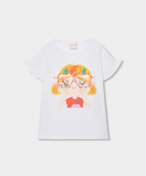 Tshirt Menina Oculos Boboli