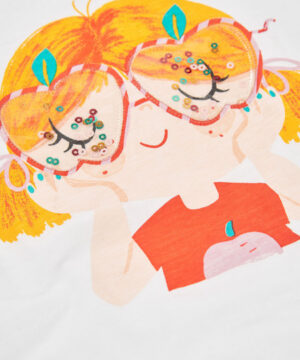 Tshirt Menina Oculos Boboli