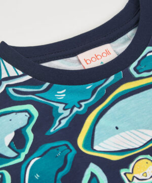 Tshirt Peixes Menino Boboli