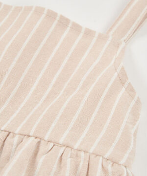 Vestido Linho Menina Boboli