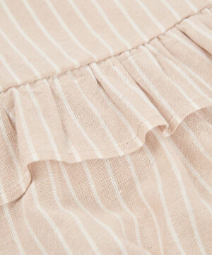 Vestido Linho Menina Boboli